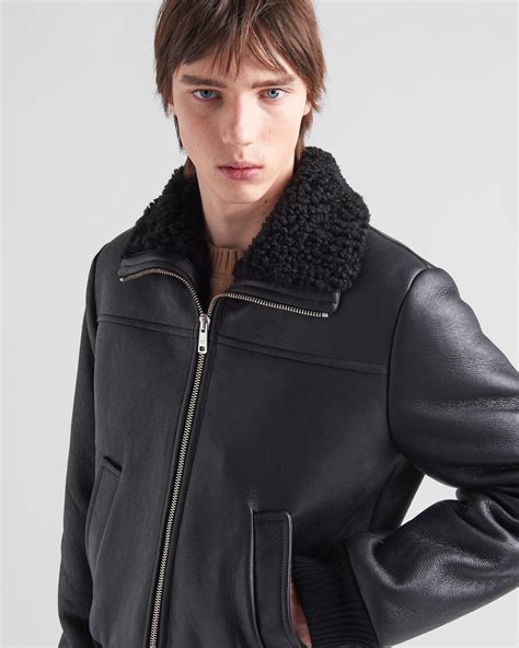 prada black jacket 256